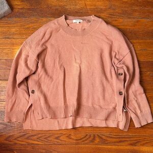 Button-Side Knit Sweater